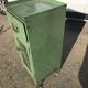 Green metal industrial furniture