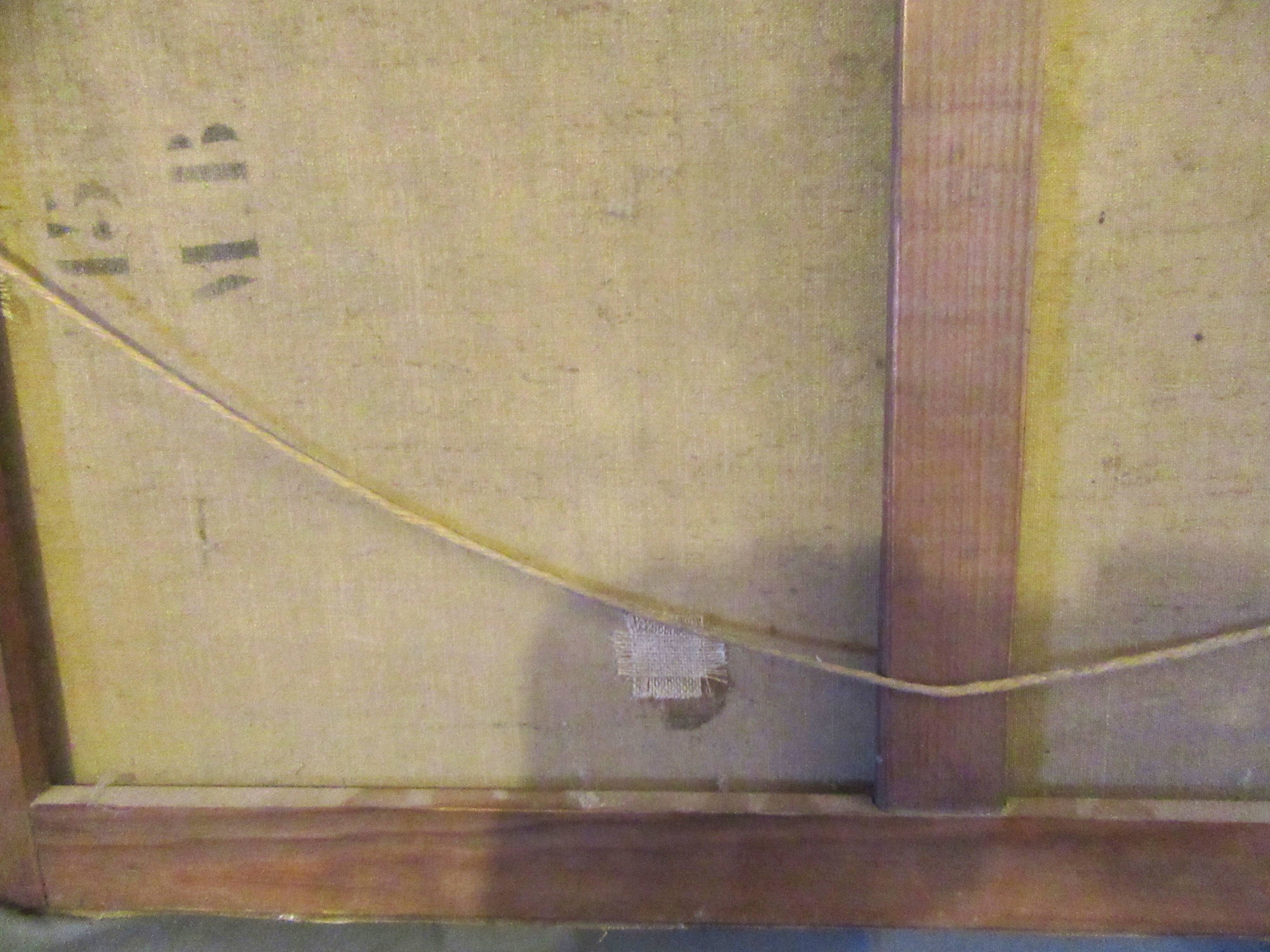 Marine painting oil on canvas by Paul SEIGNON late 19th century