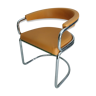 Vintage 1970 chrome tubular Chair
