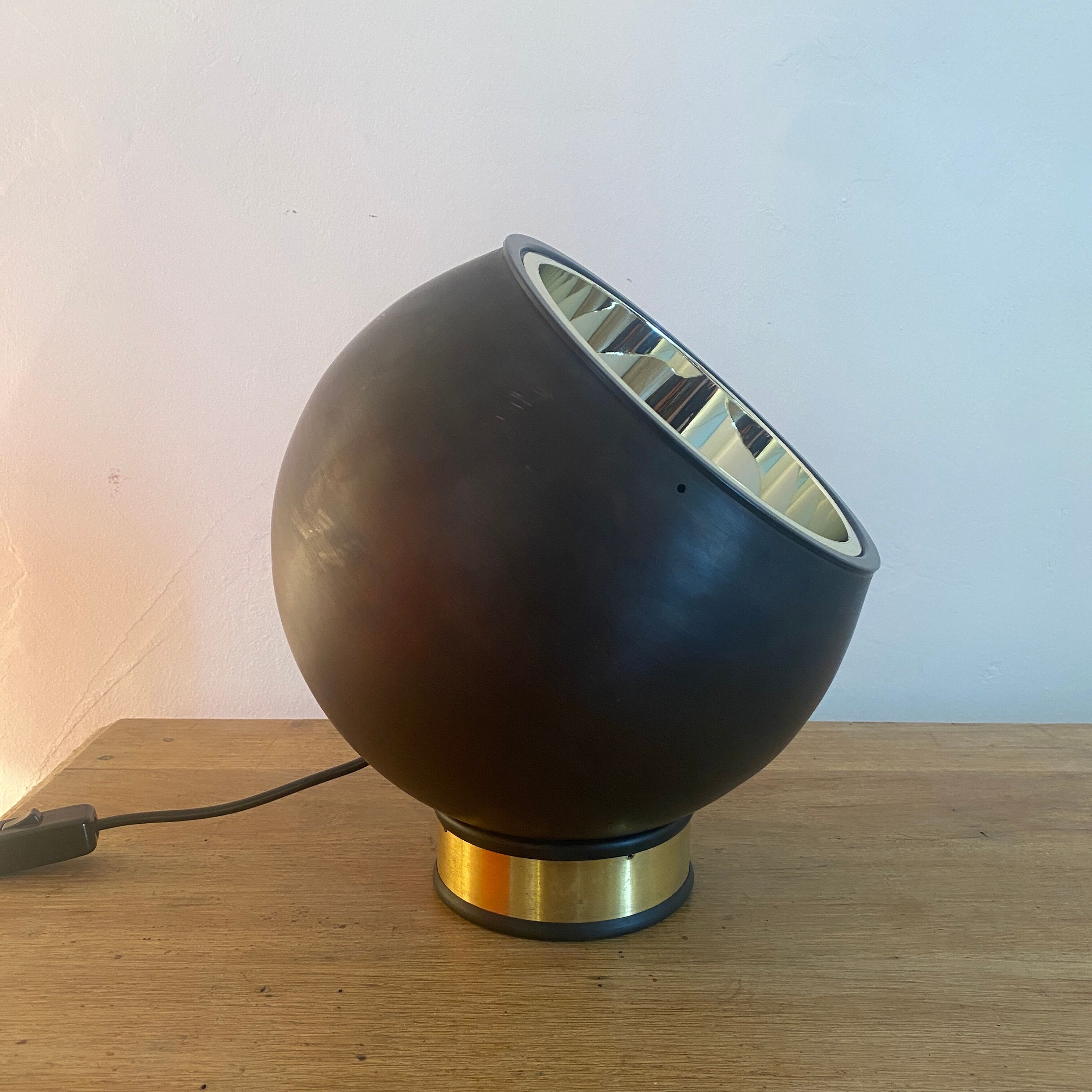 Copper ball lamp circa 1970