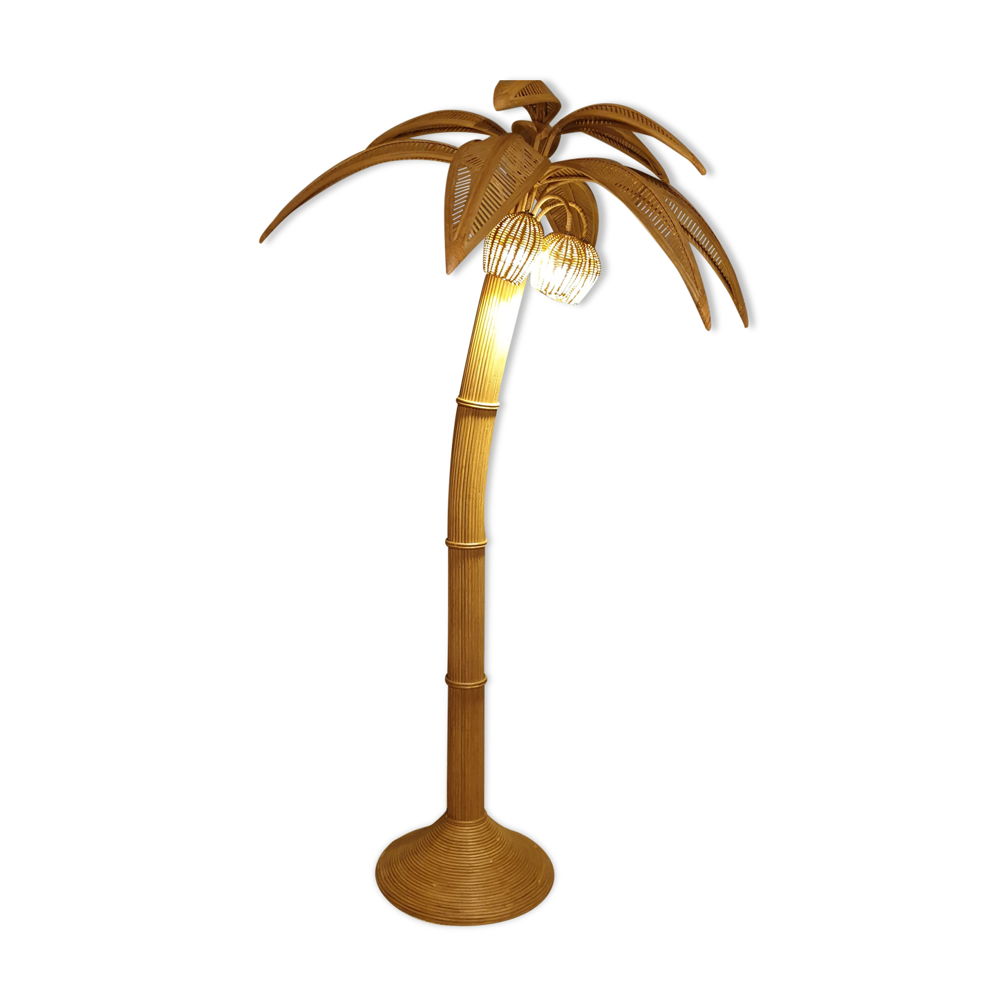 Ratine coconut lamp
