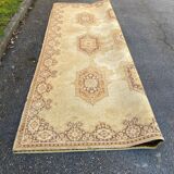 Persian wool rug in mustard velvet 250x350cm