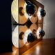 Vintage Wall Light 4 Lights Jocelyne Trocmé Oxar Disco Model