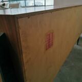 Vintage sideboard, walnut veneer