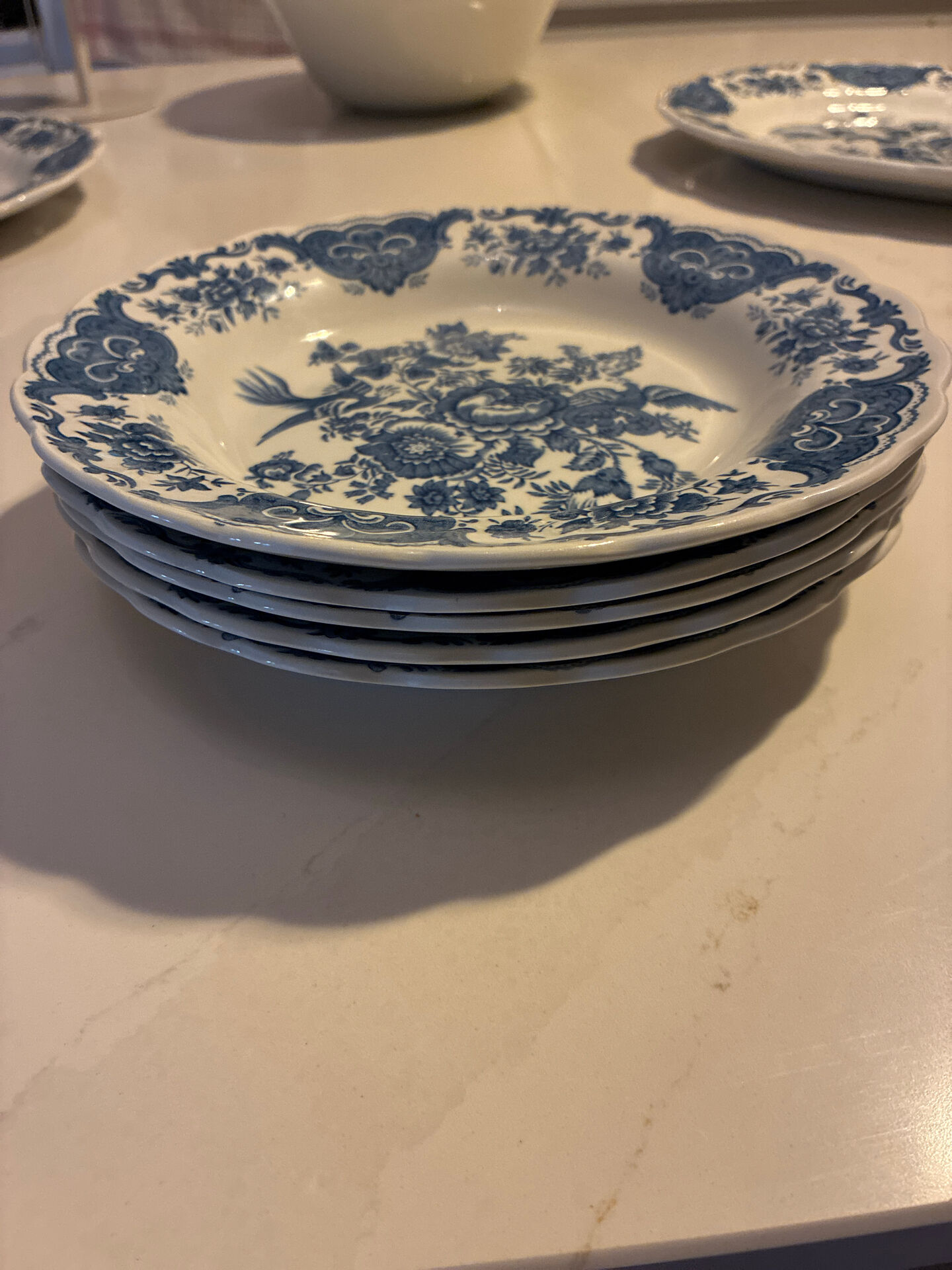 5 deep plates Windsor collection "Ridgway"