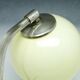 Mid-century glass and metal bedside lamp, 1950s