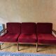 Sofa set with armchair and pouf by Arne Vodder for Glostrup.