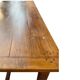 Table de ferme en bois massif - bois pommier sauvage