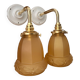 Pair of Art Deco wall lights