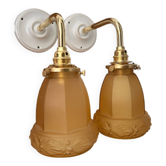 Pair of Art Deco wall lights