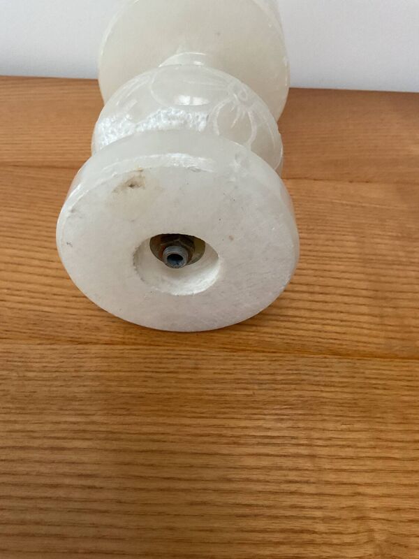 Lampe en albâtre 70’