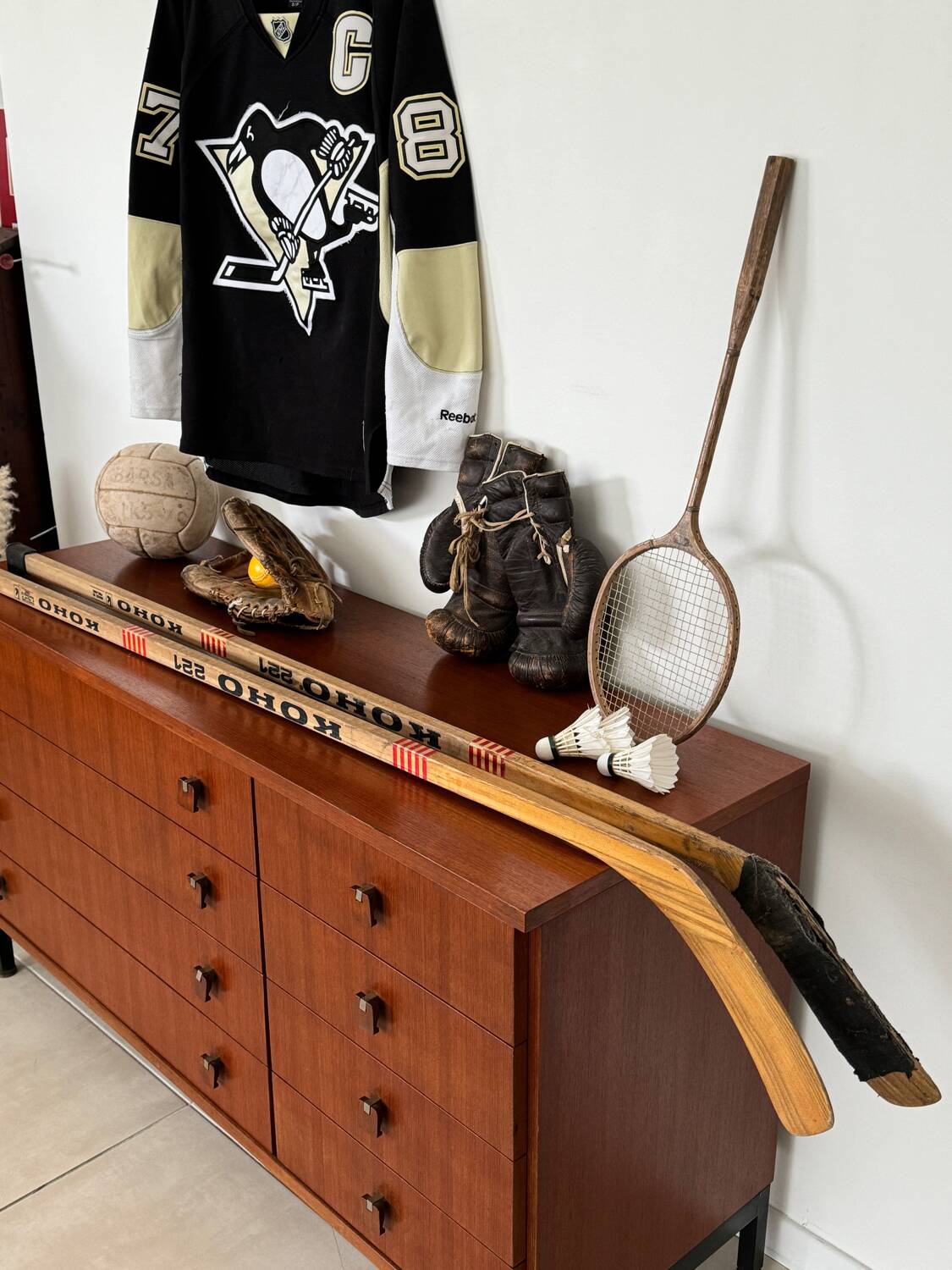 Vintage hockey stick