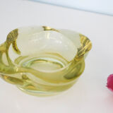 Nice empty yellow crystal pocket, vintage