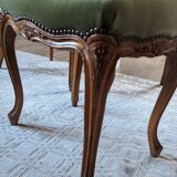 Louis XV armchairs and footstools