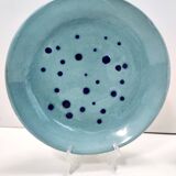 Set of Four Turquoise Earthenware Vide-Poche / Decorative Plates by Albisola