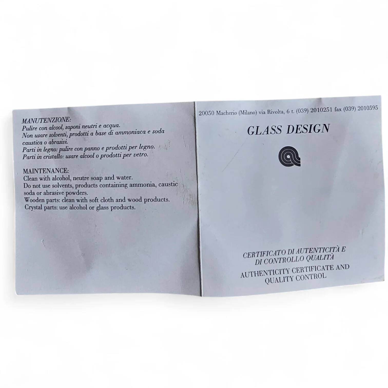 Nanda Vigo / Cosmos mirror / Height 108