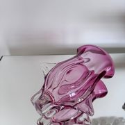 Massive Sculpural pink Vase, Murano  "Sommerso"Artenuove by Pustetto e Zanetti