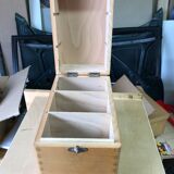 Box archive wood massif vintage