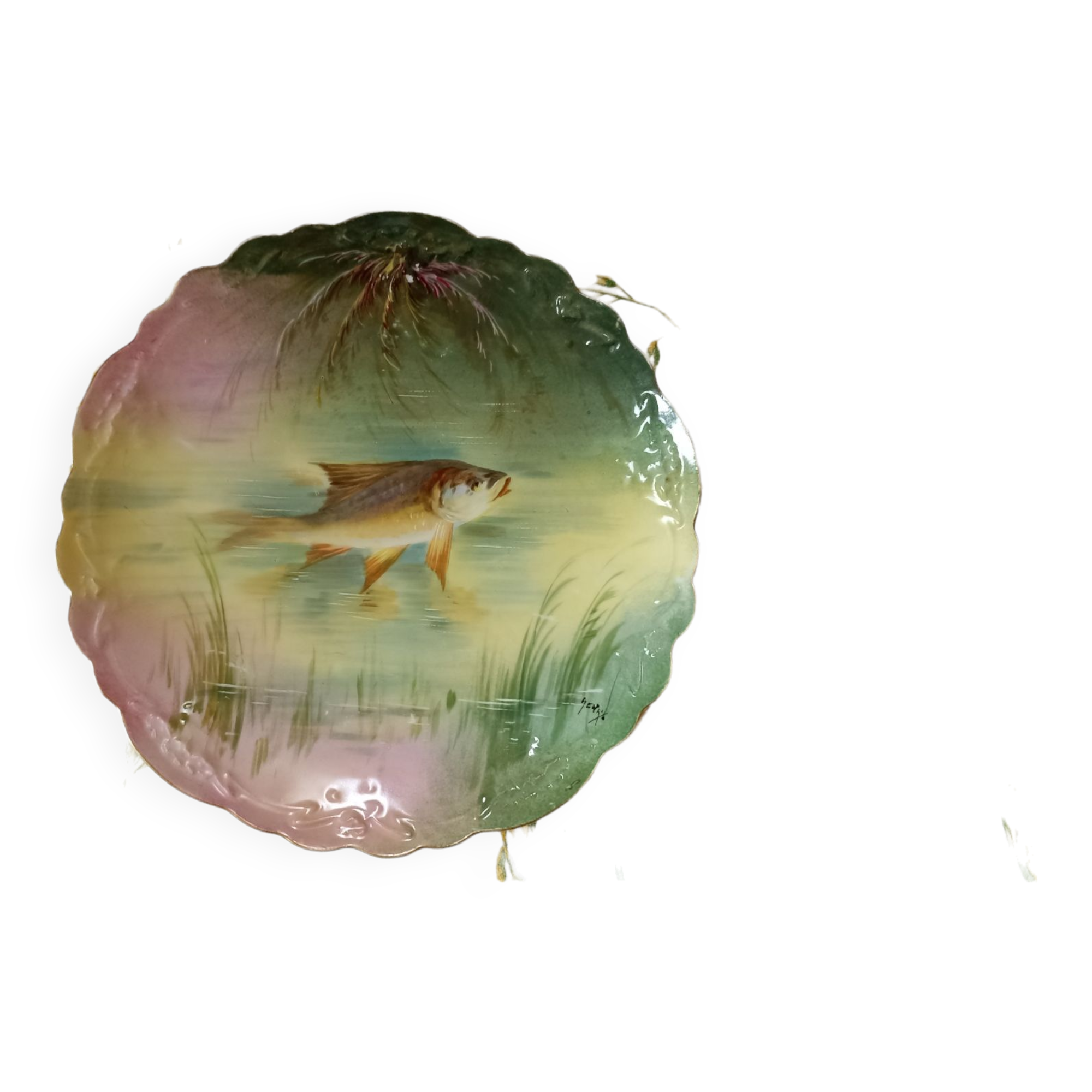 Plate n°1 - Balleroy, Mandavy and de Mavaleix 1904-1908 - fish -