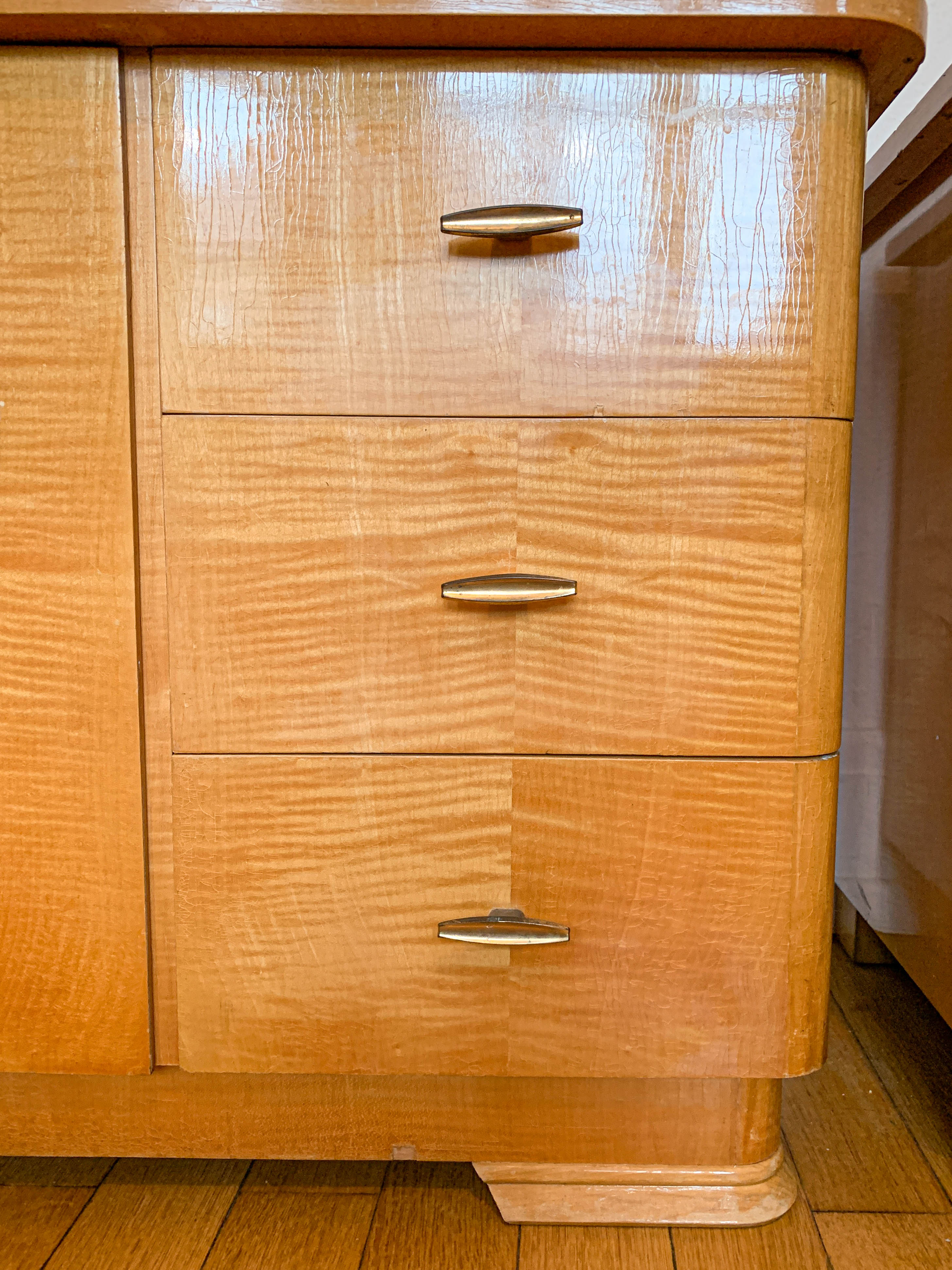 Pair of vintage 50s bedside tables