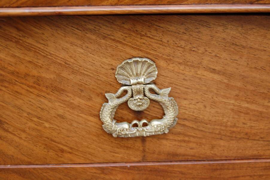 commode d époque louis philippe en noyer du 19e siécle