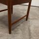Chaise scandinave 1960 en teck et skaï