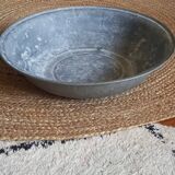 Planter Large round zinc basin with two handles