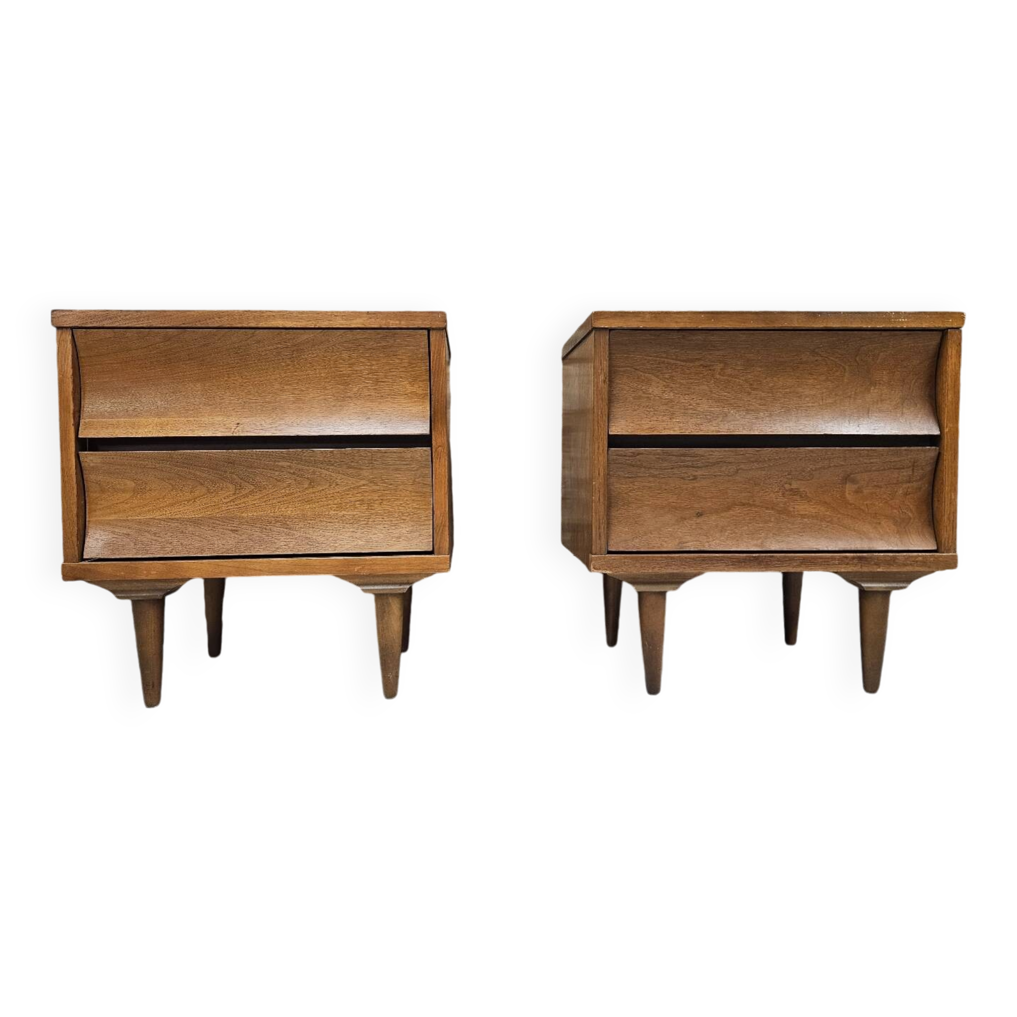 Paire de table de chevet Johnson Carper, 1960