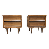 Pair of JOHNSON CARPER 1960's night tables