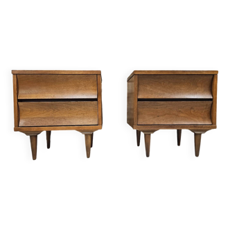 Pair of JOHNSON CARPER 1960's night tables