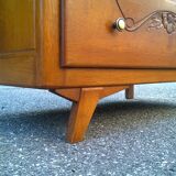 Art Deco dresser gilded oak france 1940
