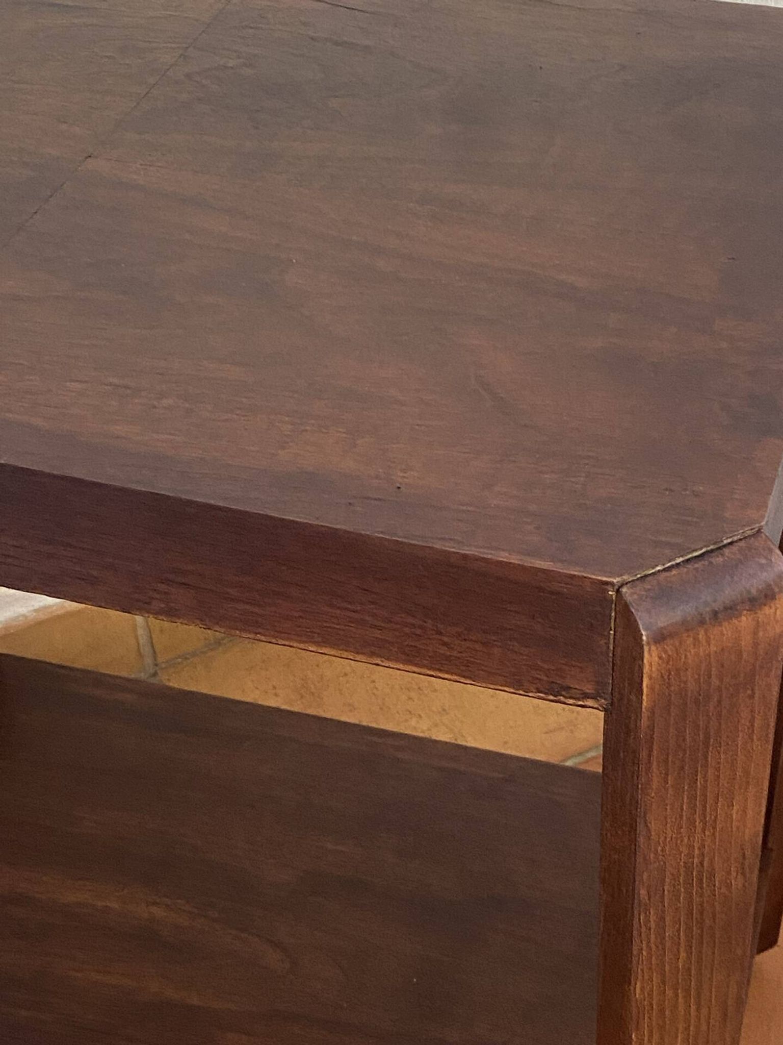 Wooden dessert table