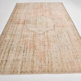 Tapis turc Aea beige et orange pâle