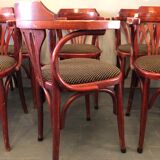 8 fauteuils bistrot anciens