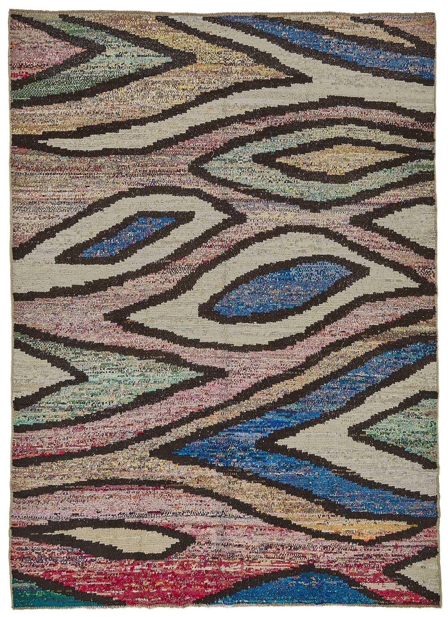 Handwoven Turkish Recycled Boho Rug 250 cm x 345 cm