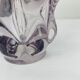 Giraffe vase in Art Vannes crystal, 1950, vintage