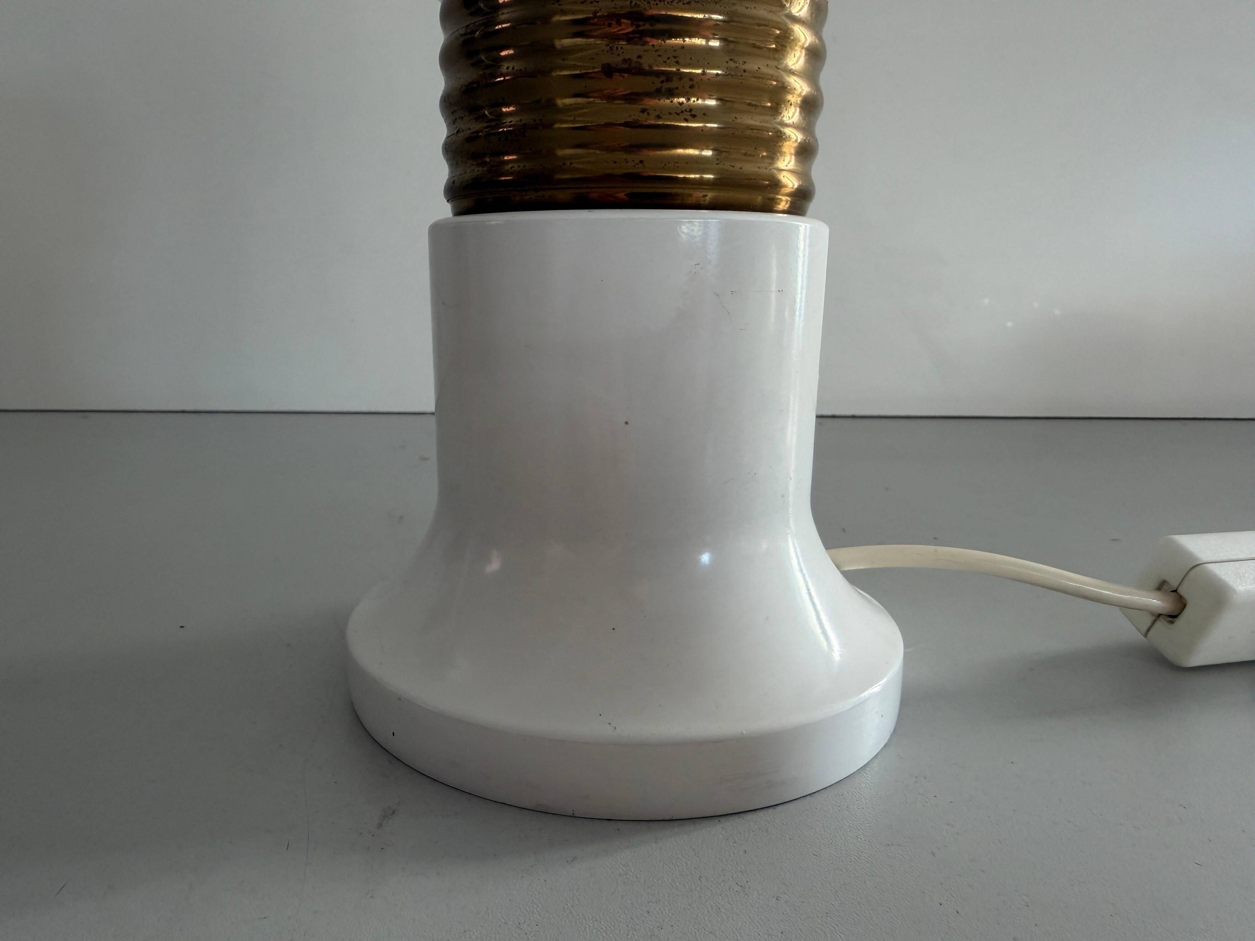 Unique table lamp in glass and plexiglass, 1960s, Germany