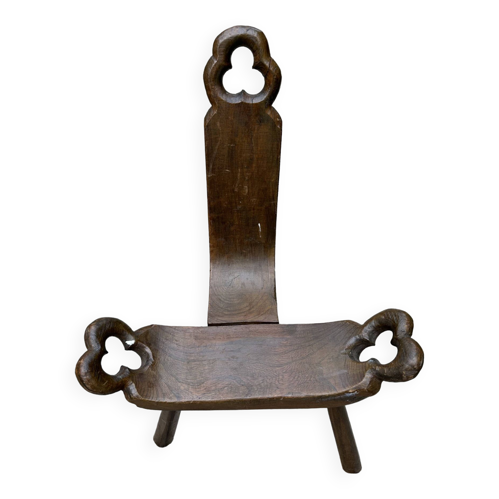 Brutalist tripod chair - Mountain chair