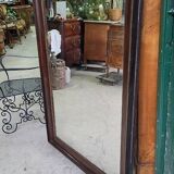 Antique wooden mirror