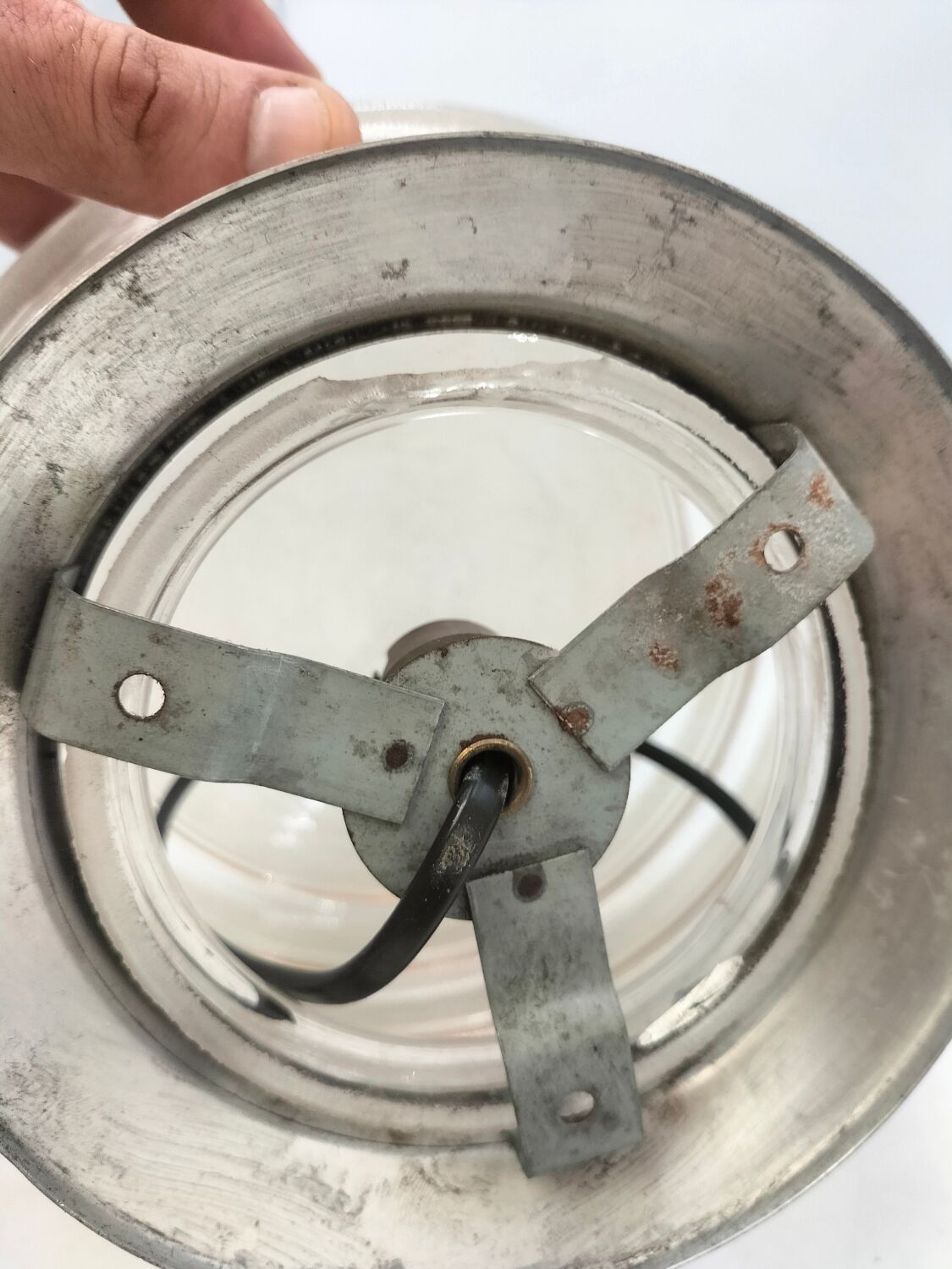 Plafonnier en verre