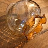 Art Deco glass suspension globe