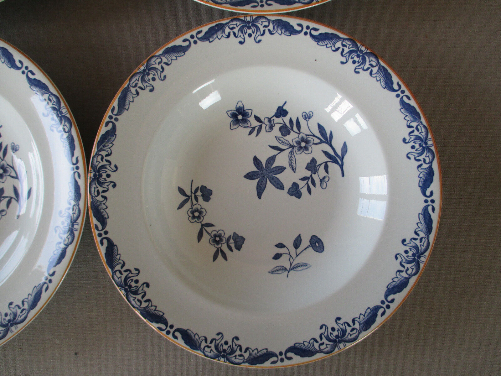 6 assiettes plates+ 6 assiettes creuses Rorstrand Ostindia Sweden East indies ø 21 cm