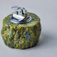 Green alabaster lighter by Romano Bianchi, Italy, 1970