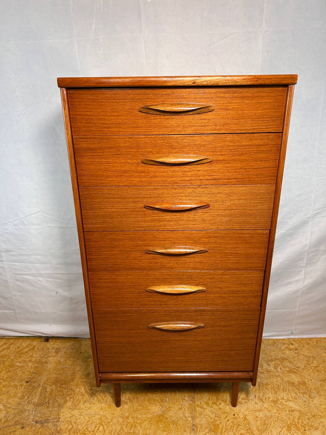 Mid-Century Retro Teak Chest of Drawers by Austinsuite – 1960s Danish Desig
