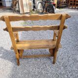 Banc en bois avec dossier