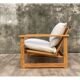 Fauteuil lounge scandinave, 1960s