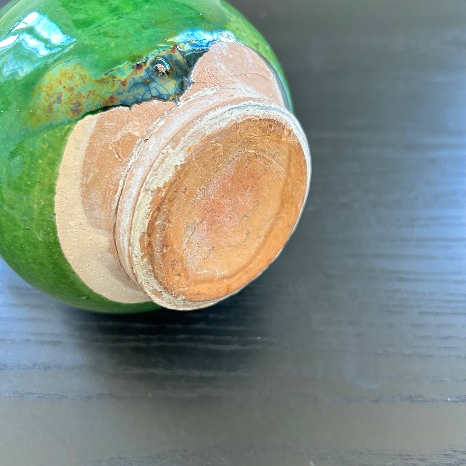 Ancient green gargoulette