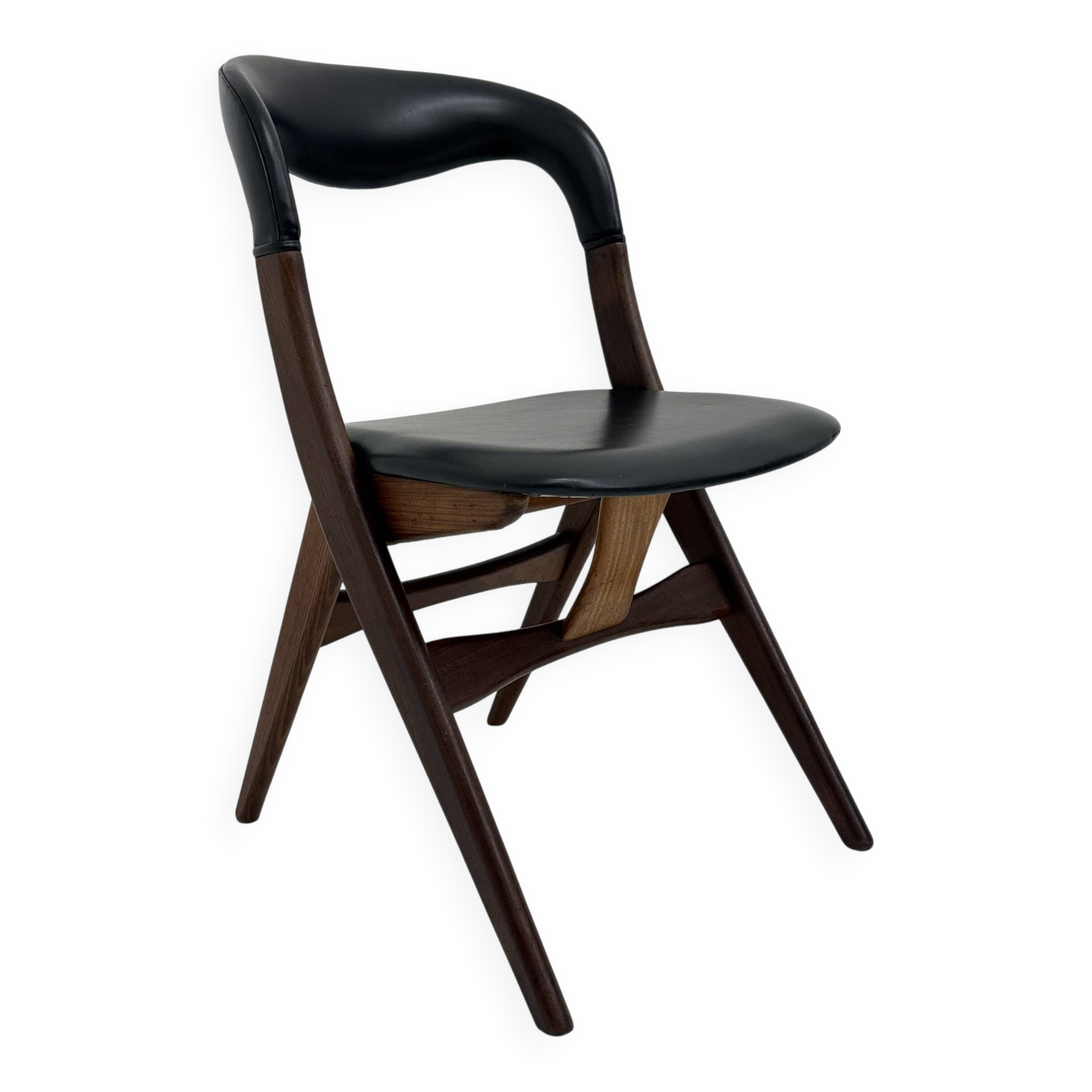 Vintage dining chair by Louis van Teeffelen , 1960's