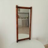 Vintage bamboo and rattan mirror from the 60s/70s.