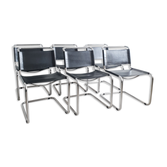 Lot de 6 chaises B33 par Marcel Breuer